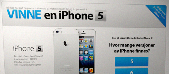 image: Mann (81) meldt på iPhone-konkurranse